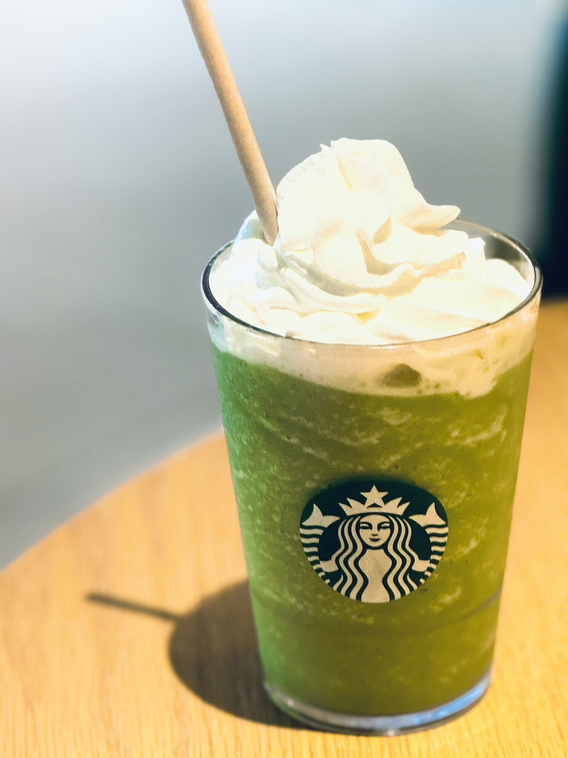 抹茶クリームフラペチーノ/スターバックス/ドリンクを使ったクチコミ（1枚目）