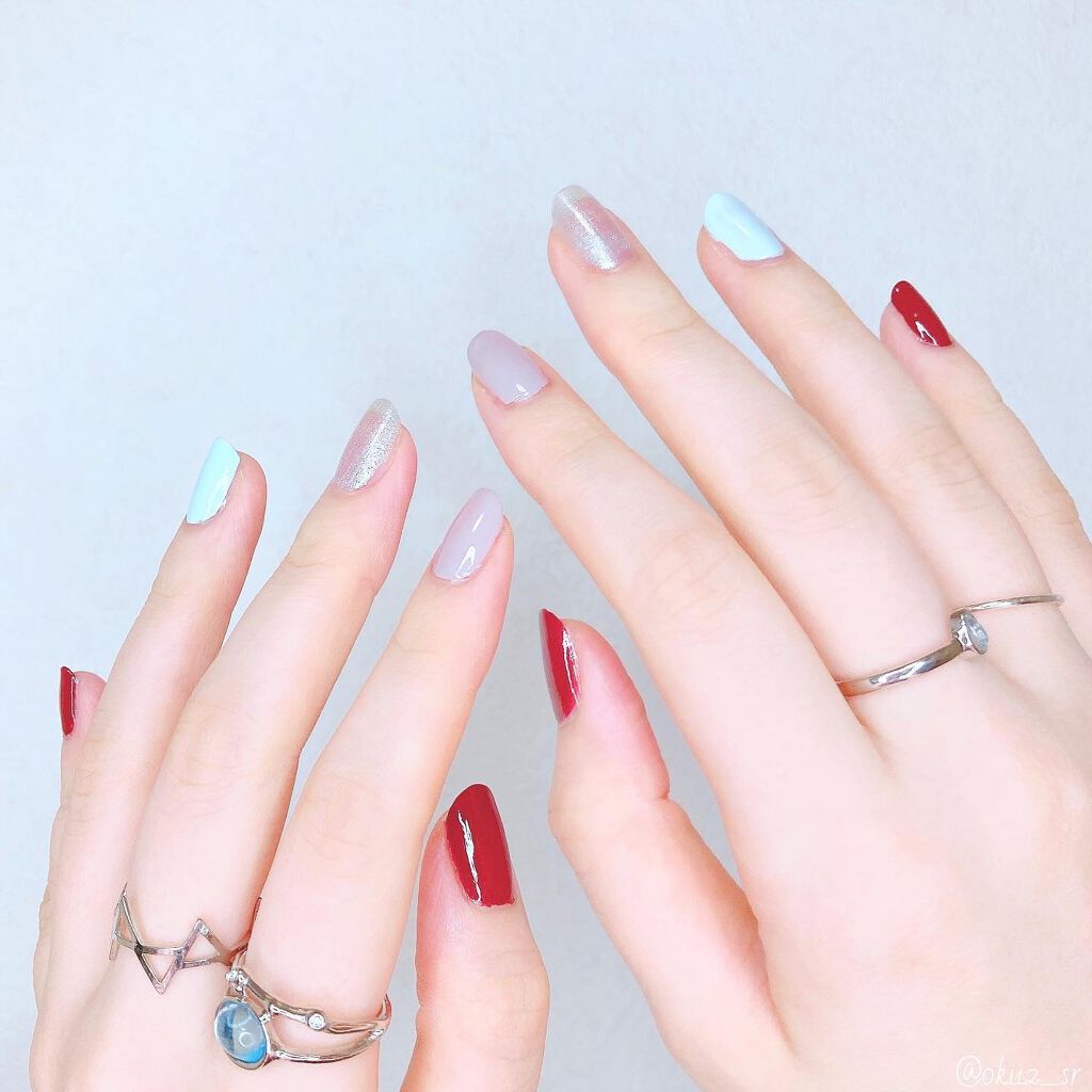 Somptueux(ソンプチュー) ネイルポリッシュ/DAISO/マニキュアを使ったクチコミ(8枚目)