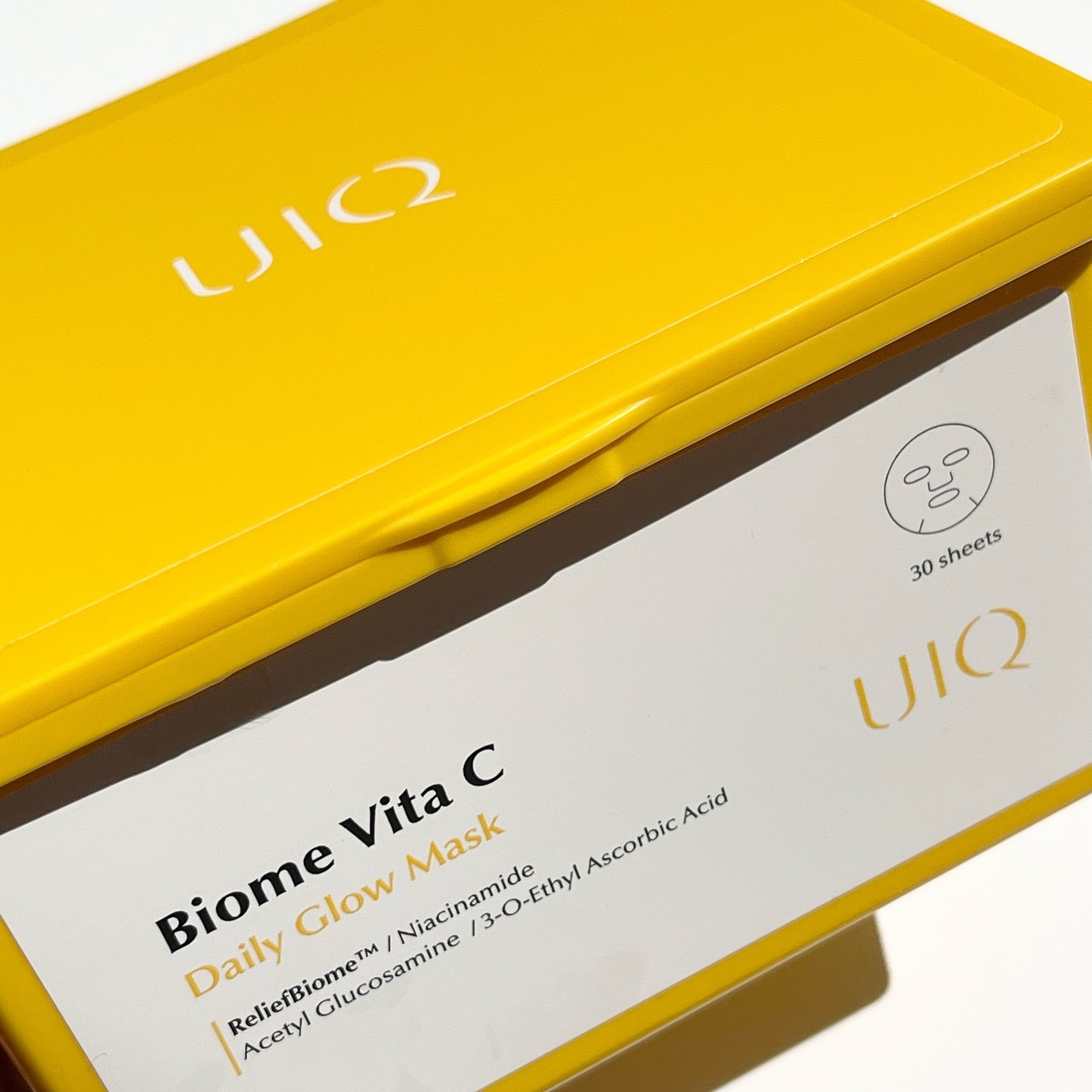 バイオームビタCグローデイリーシートマスク/UIQ/シートマスク・パックを使ったクチコミ（2枚目）