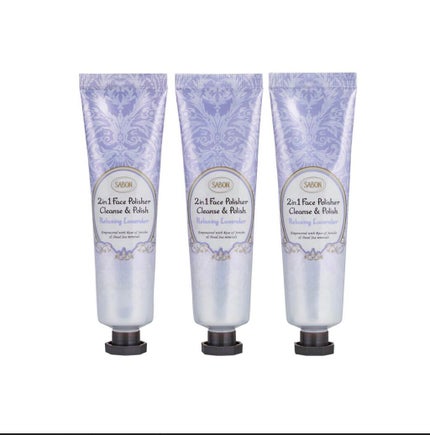 フェイスポリッシャー リラクシング(ラベンダー)/SABON/スクラブ・ゴマージュを使ったクチコミ(2枚目)