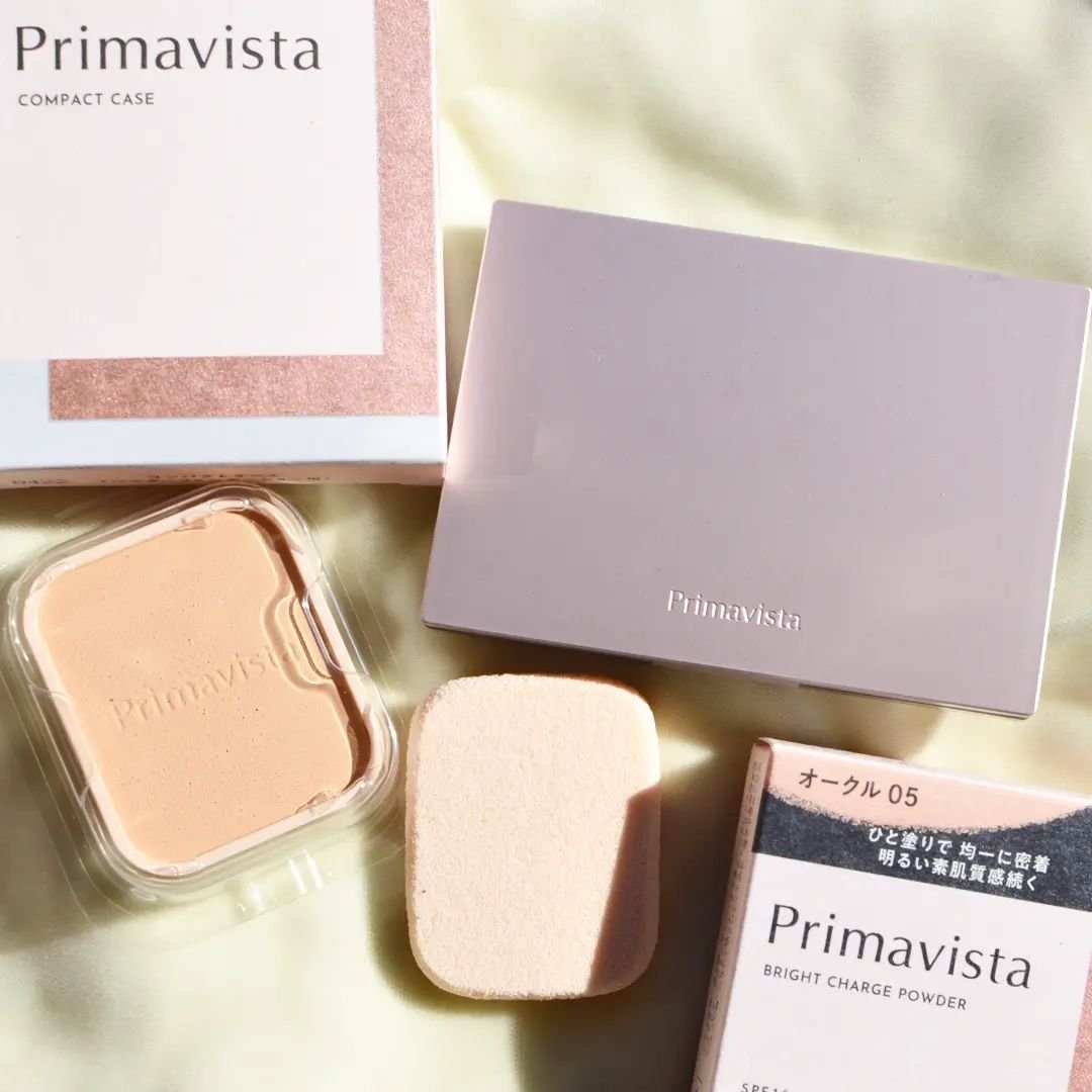 プリマヴィスタ ブライトチャージ パウダー スポンジ別売り/プリマヴィスタ/パウダーファンデーションを使ったクチコミ（2枚目）