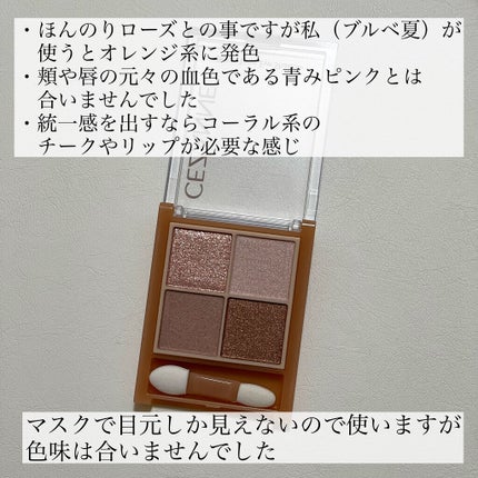 ベージュトーンアイシャドウ/CEZANNE/アイシャドウパレットを使ったクチコミ(6枚目)