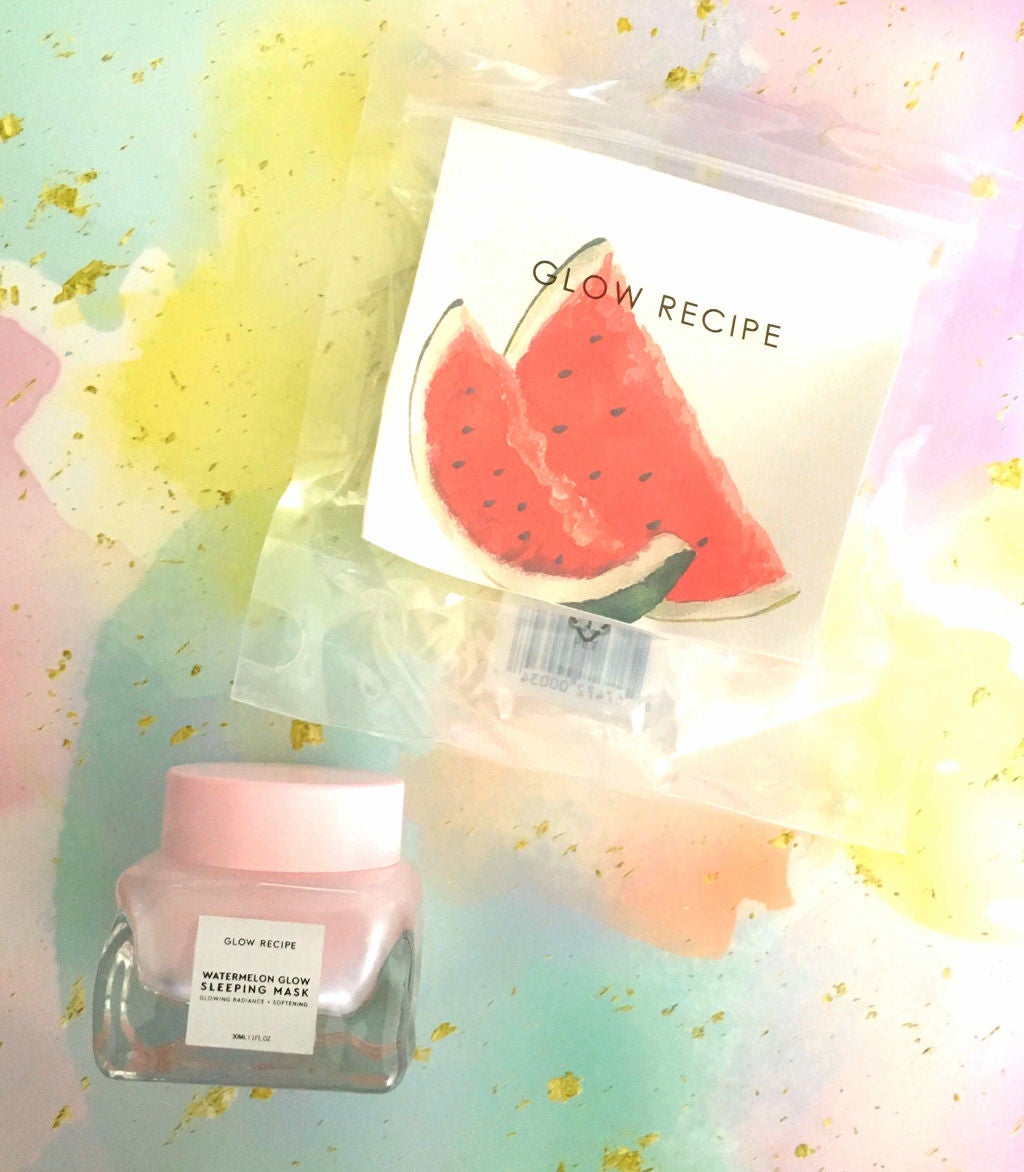 試してみた】Watermelon Glow Sleeping Mask - Glow Recipe／Glow Recipe | LIPS