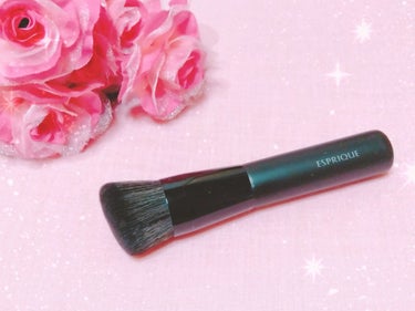 ESPRIQUE ファンデーションブラシのクチコミ「🌸ESPRIQUEファンデーションブラシ🌸
❁
❁

そろそろ買い替えなきゃなって思って　
使.....」（2枚目）