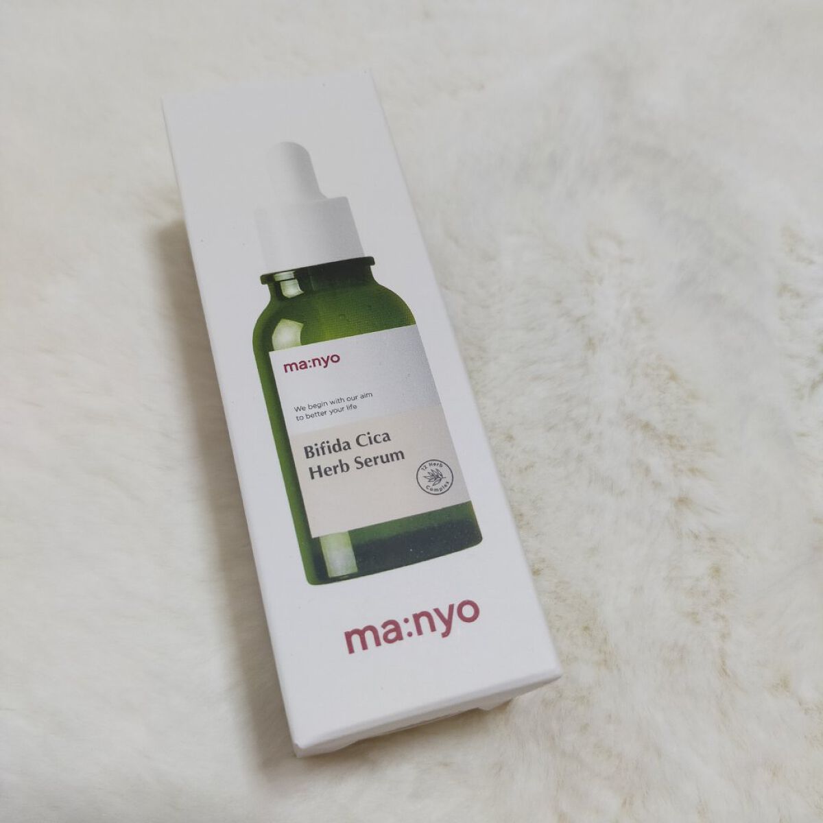 ビフィダシカハーブセラム/manyo/美容液を使ったクチコミ（1枚目）
