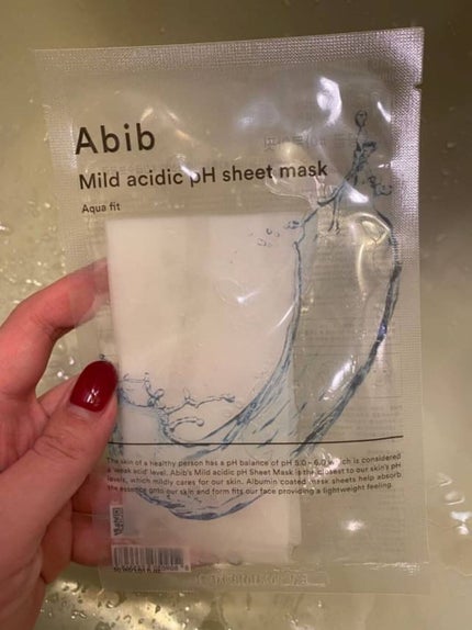 弱酸性pHシートマスク アクアフィット/Abib /シートマスク・パックを使ったクチコミ(1枚目)