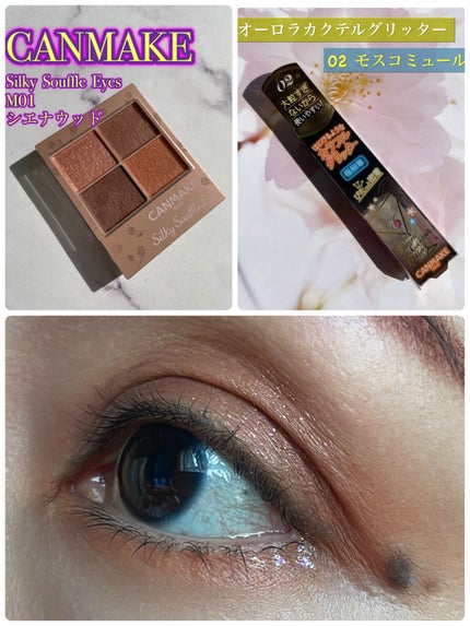 シルキースフレアイズ(マットタイプ)/キャンメイク/アイシャドウパレットを使ったクチコミ(1枚目)