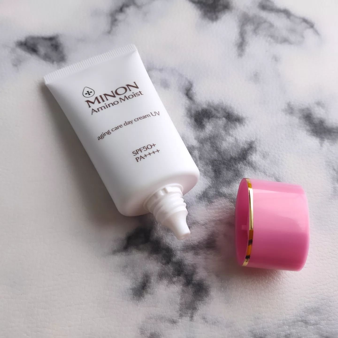 ミノン アミノモイスト エイジングケア デイクリームUV/ミノン/日焼け止めクリームを使ったクチコミ（3枚目）