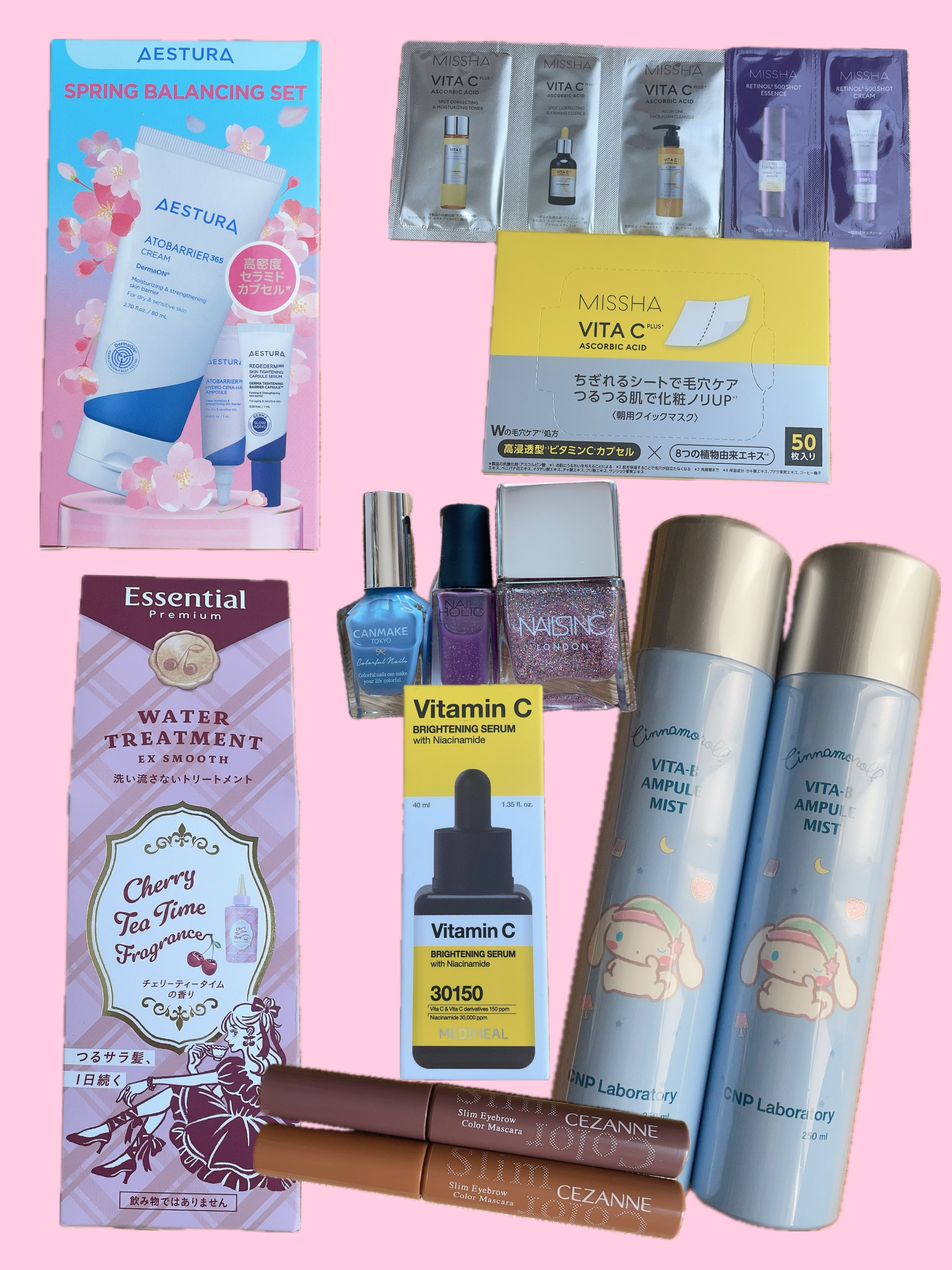 ビタBアンプルミスト サンリオ コラボ エディション 【S エディション】250ml/CNP Laboratory/ミスト状化粧水を使ったクチコミ（1枚目）