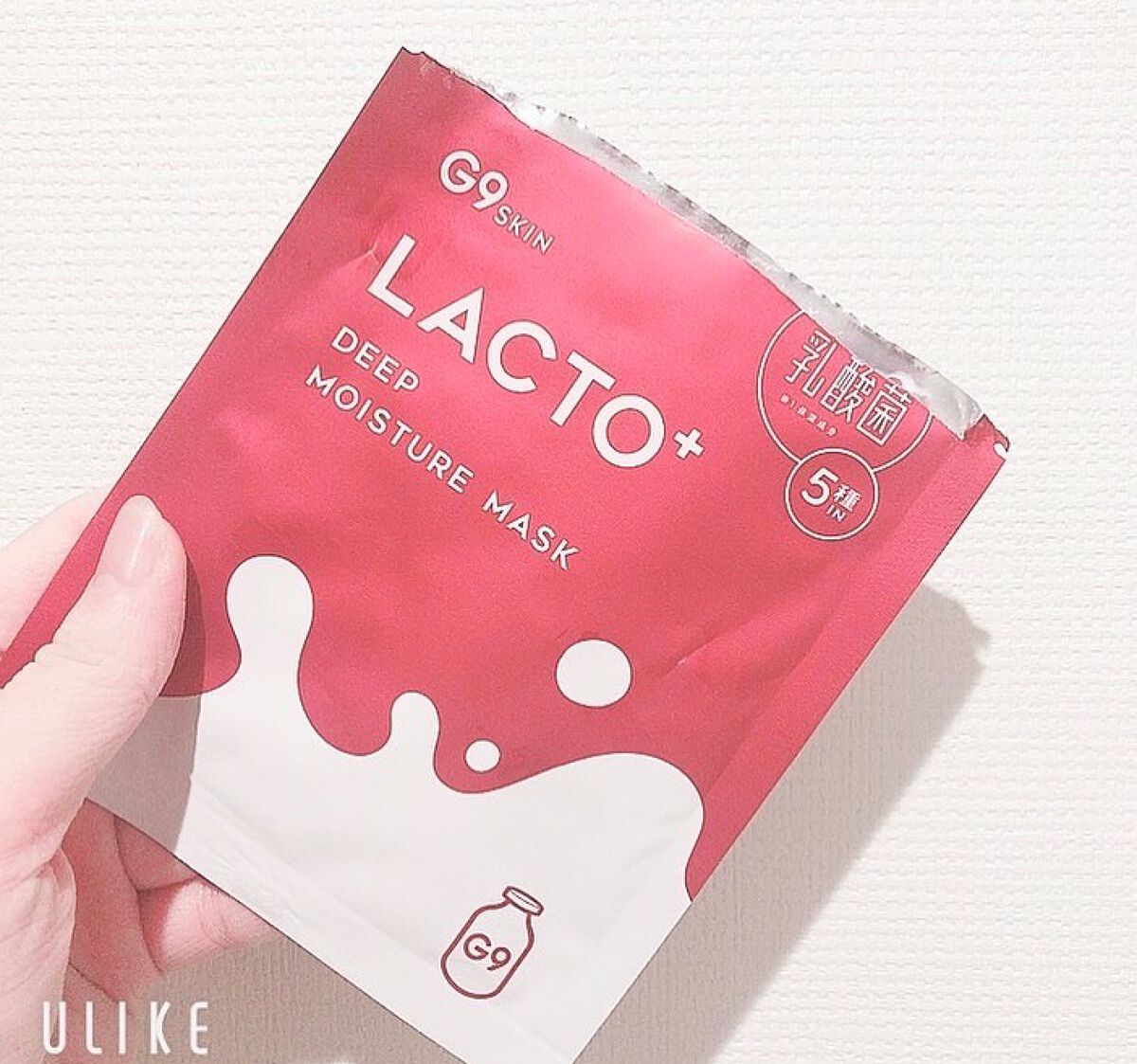 ラクトプラス ディープモイスチャーマスク/G9SKIN/シートマスク・パックを使ったクチコミ（2枚目）
