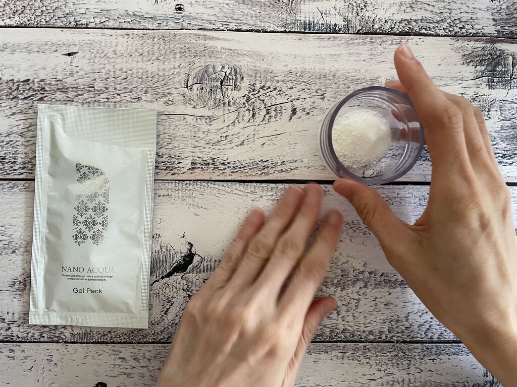 炭酸ジェルパック/NANO ACQUA/洗い流すパック・マスクを使ったクチコミ（3枚目）
