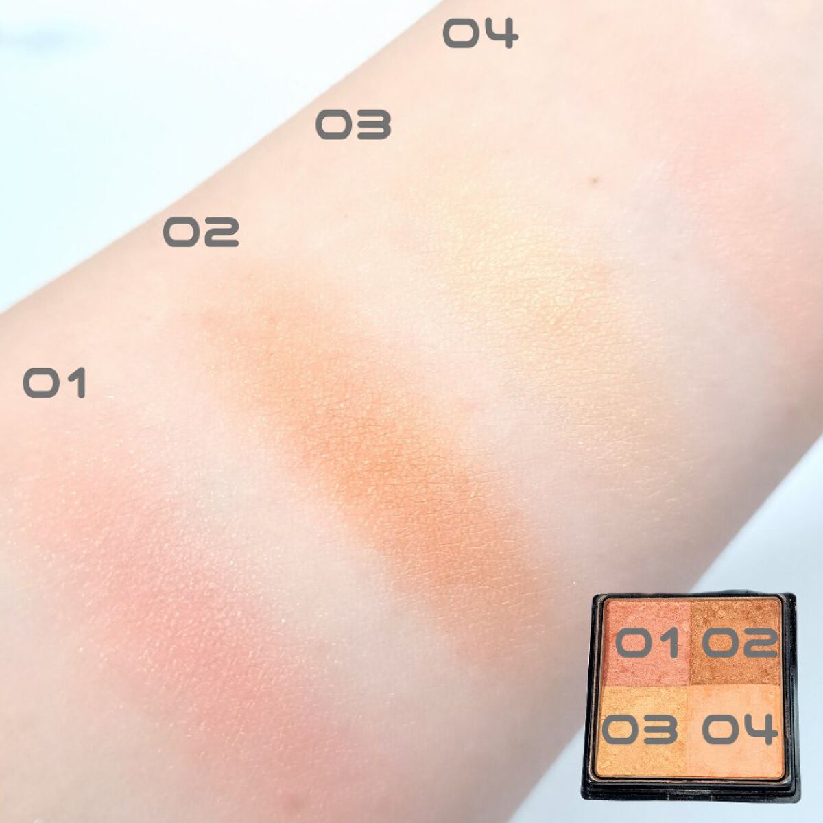 プリズム・アゲイン! ブラッシュ・グロウ/GIVENCHY/パウダーチークを使ったクチコミ（2枚目）