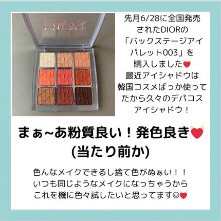 ディオール バックステージ アイ パレット/Dior/アイシャドウパレットを使ったクチコミ(2枚目)