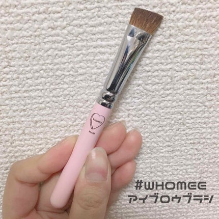 フーミー アイブロウブラシ 熊野筆/WHOMEE/メイクブラシを使ったクチコミ(2枚目)