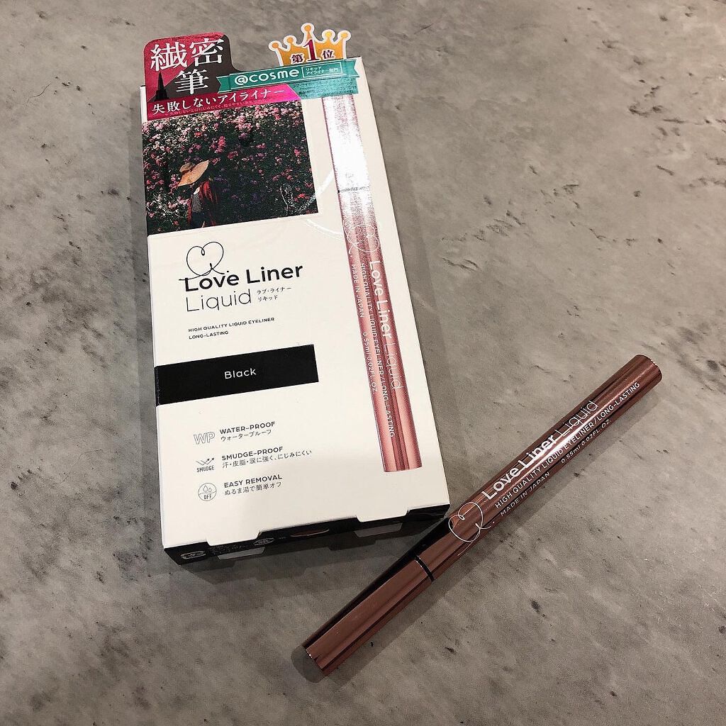 ラブ・ライナー リキッドアイライナーＲ３ ブラック/ラブ・ライナー/リキッドアイライナーを使ったクチコミ（1枚目）