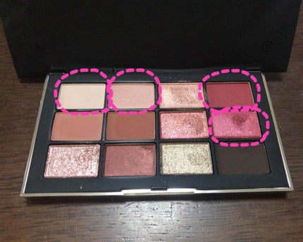 ナーズイスト ウォンテッド アイシャドーパレット/NARS/アイシャドウパレットを使ったクチコミ(2枚目)