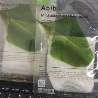 マスクお肌が荒れ気味…abibのハートリーフマスクはヒリヒリしなくて鎮静効果がありおススメ♪
#abib 
#韓国コスメ 
#シートマスク #パックで美肌 