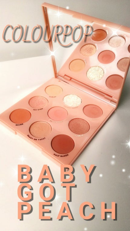 Eye Palette-Baby Got Peach /ColourPop/アイシャドウパレットを使ったクチコミ(1枚目)