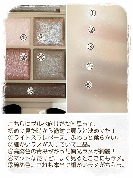 パノラマデザイン アイパレット/Visée/アイシャドウパレットを使ったクチコミ(3枚目)
