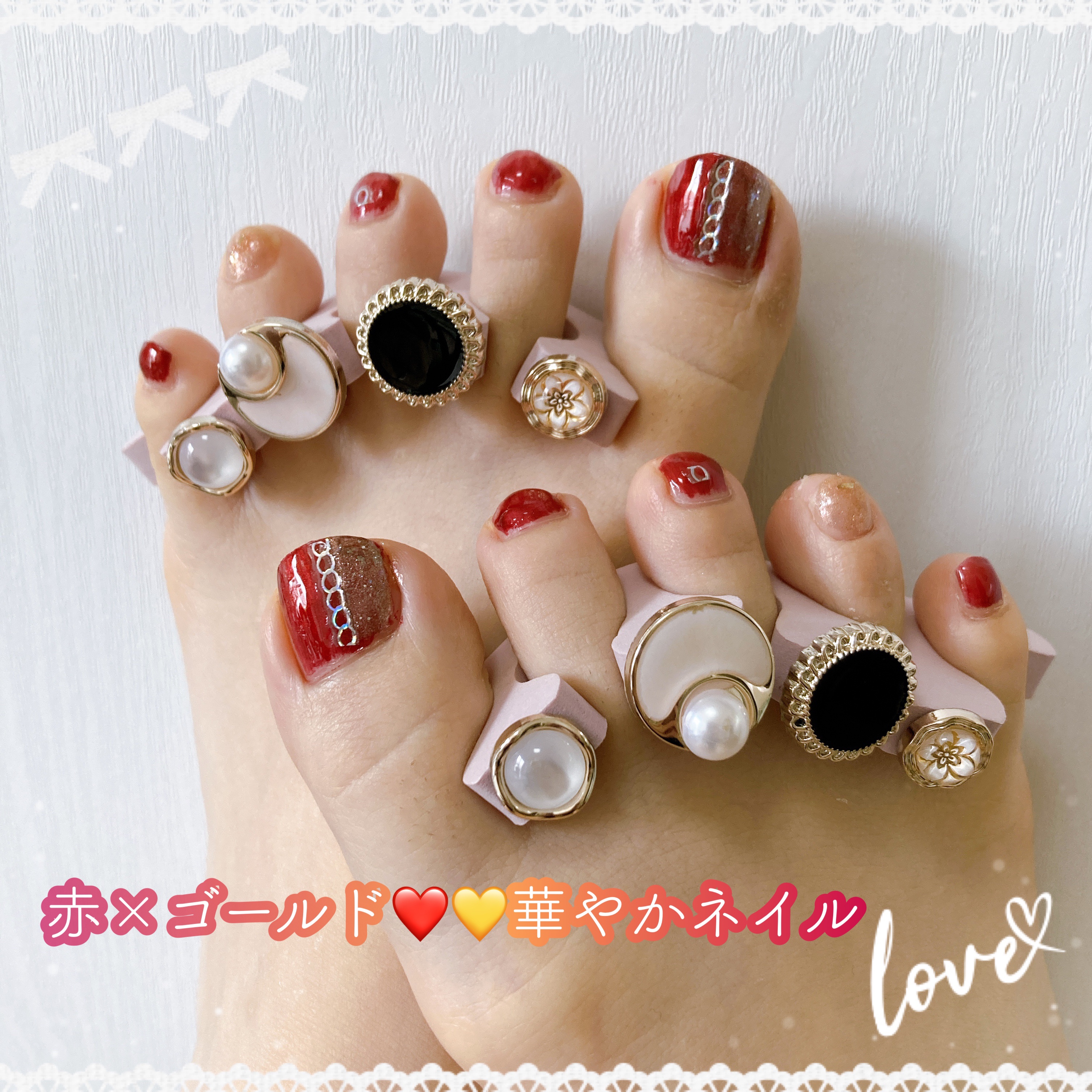 ネイルシール/キャンドゥ/ネイルシールを使ったクチコミ（1枚目）