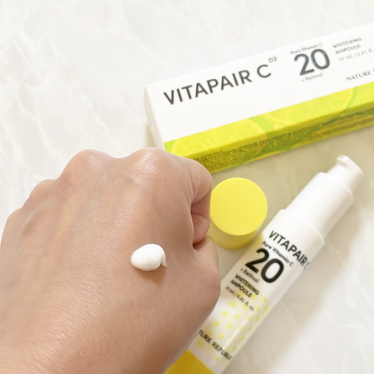 ビタペアC ビタレチ美容液/ネイチャーリパブリック/美容液を使ったクチコミ(4枚目)