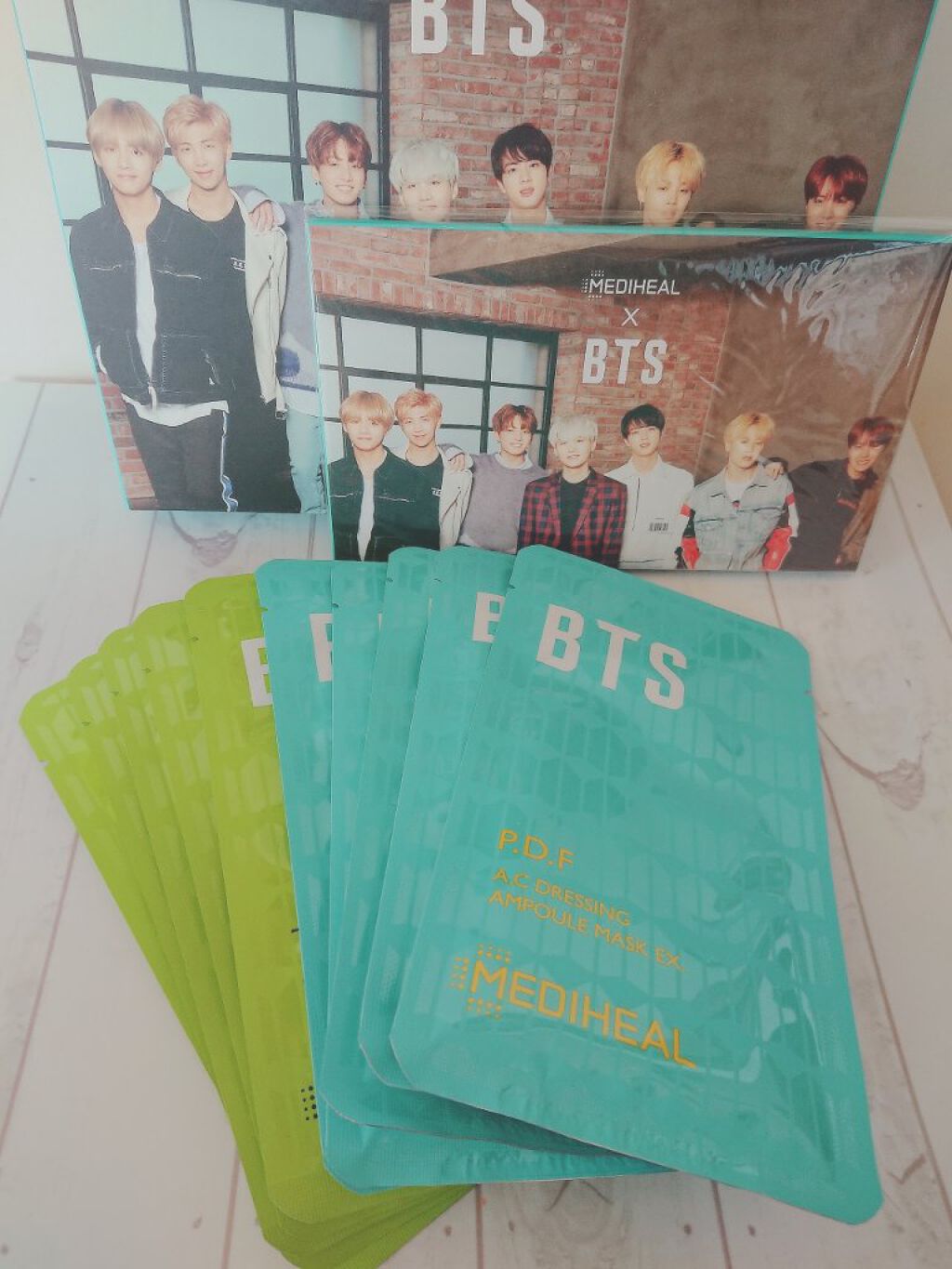 メディヒール x BTS スペシャル セット /MEDIHEAL/シートマスク・パックを使ったクチコミ(1枚目)