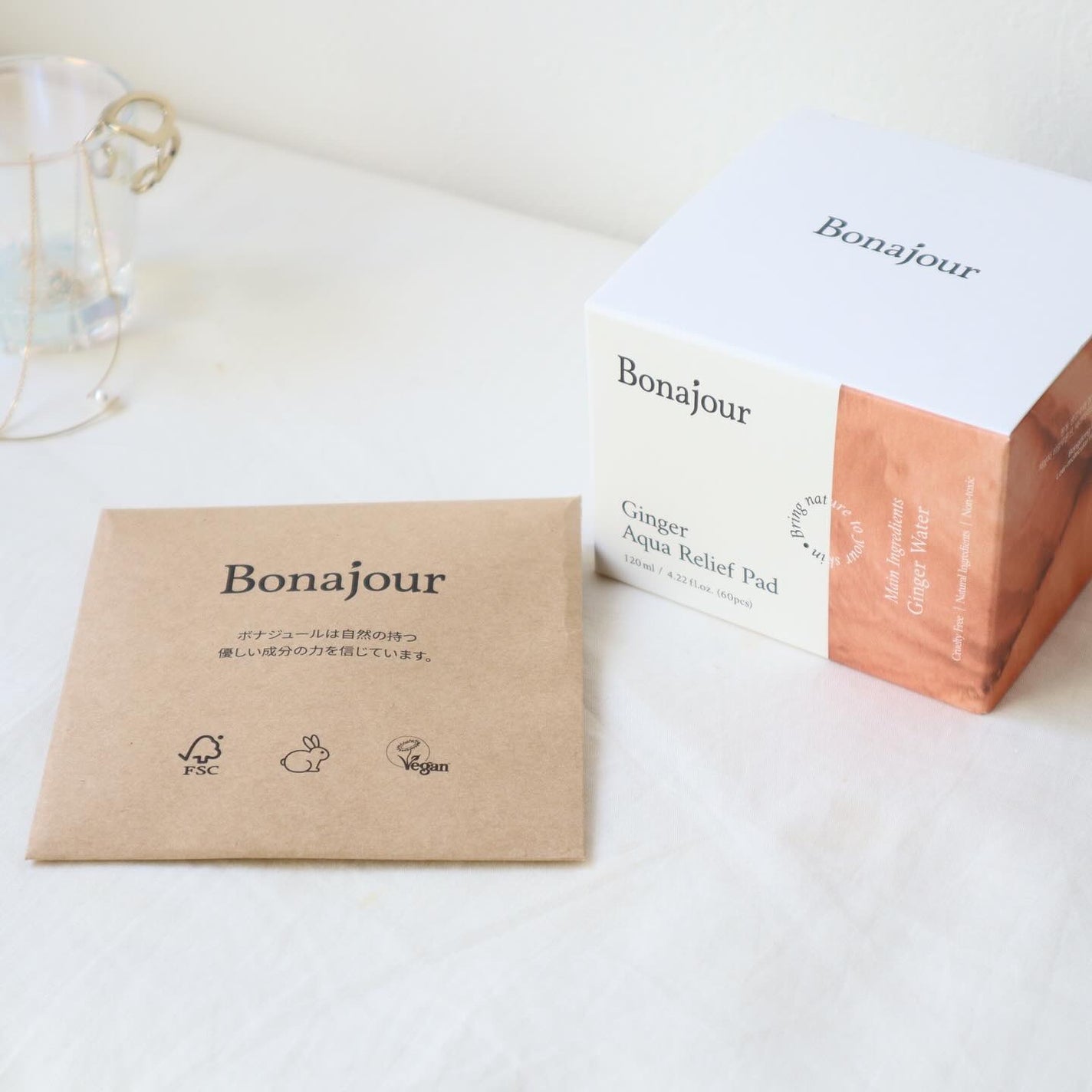 ジンジャーアクアリリーフパッド 60枚/Bonajour/トナーパッドを使ったクチコミ(7枚目)