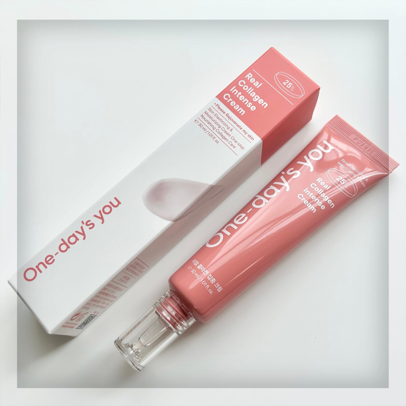 リアルコラーゲンインテンスクリーム /One-day's you/フェイスクリームを使ったクチコミ(1枚目)