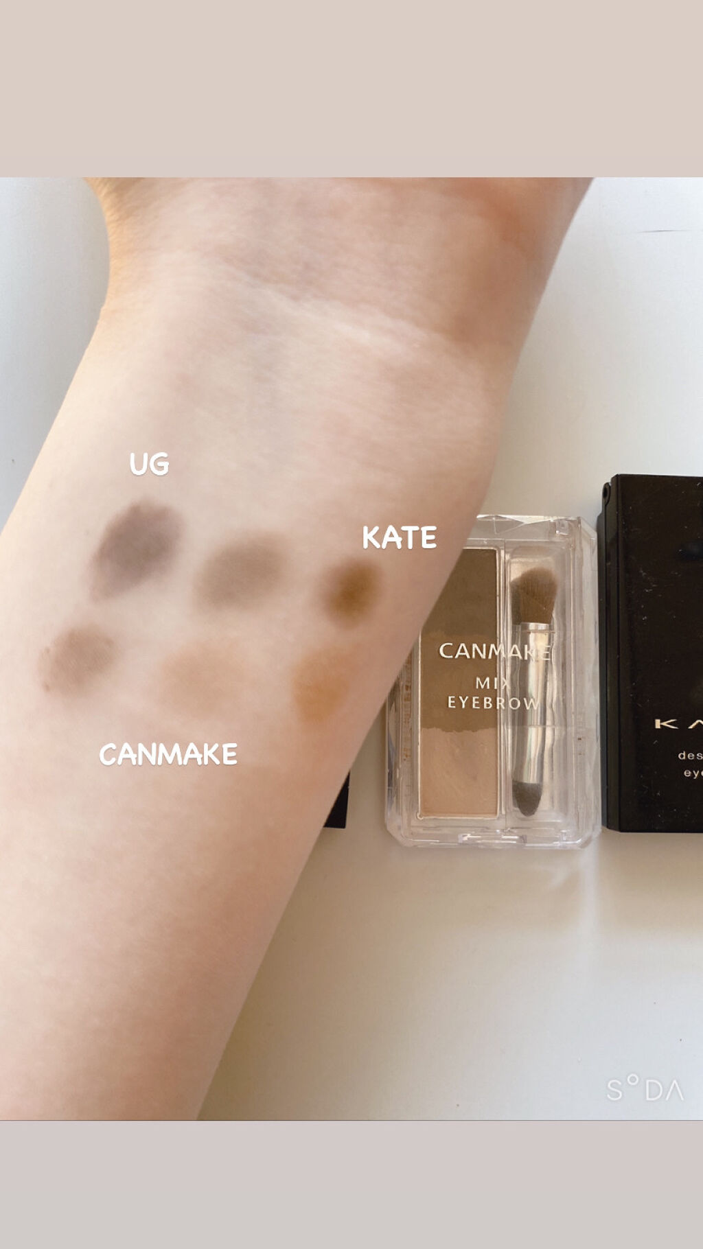 ミックスアイブロウ/キャンメイク/パウダーアイブロウを使ったクチコミ（2枚目）