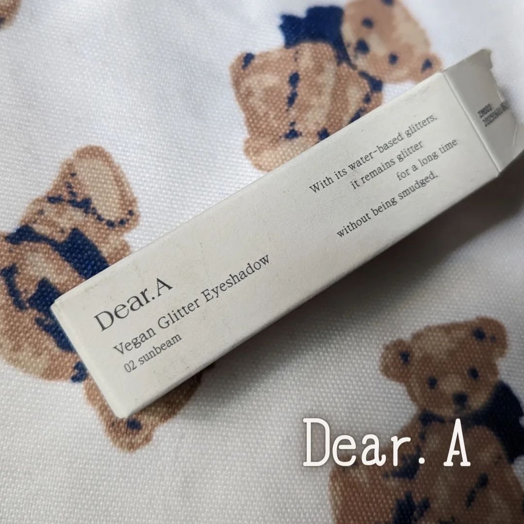 グリッターアイシャドウ/Dear.A/グリッターを使ったクチコミ（3枚目）