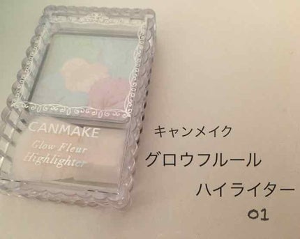 グロウフルールハイライター/キャンメイク/パウダーハイライトを使ったクチコミ(1枚目)