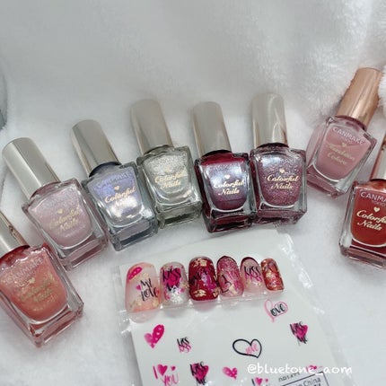 カラフルネイルズ/キャンメイク/マニキュアを使ったクチコミ(9枚目)