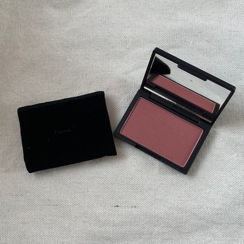 ピュア チーク カラー/heme/パウダーチークを使ったクチコミ(1枚目)