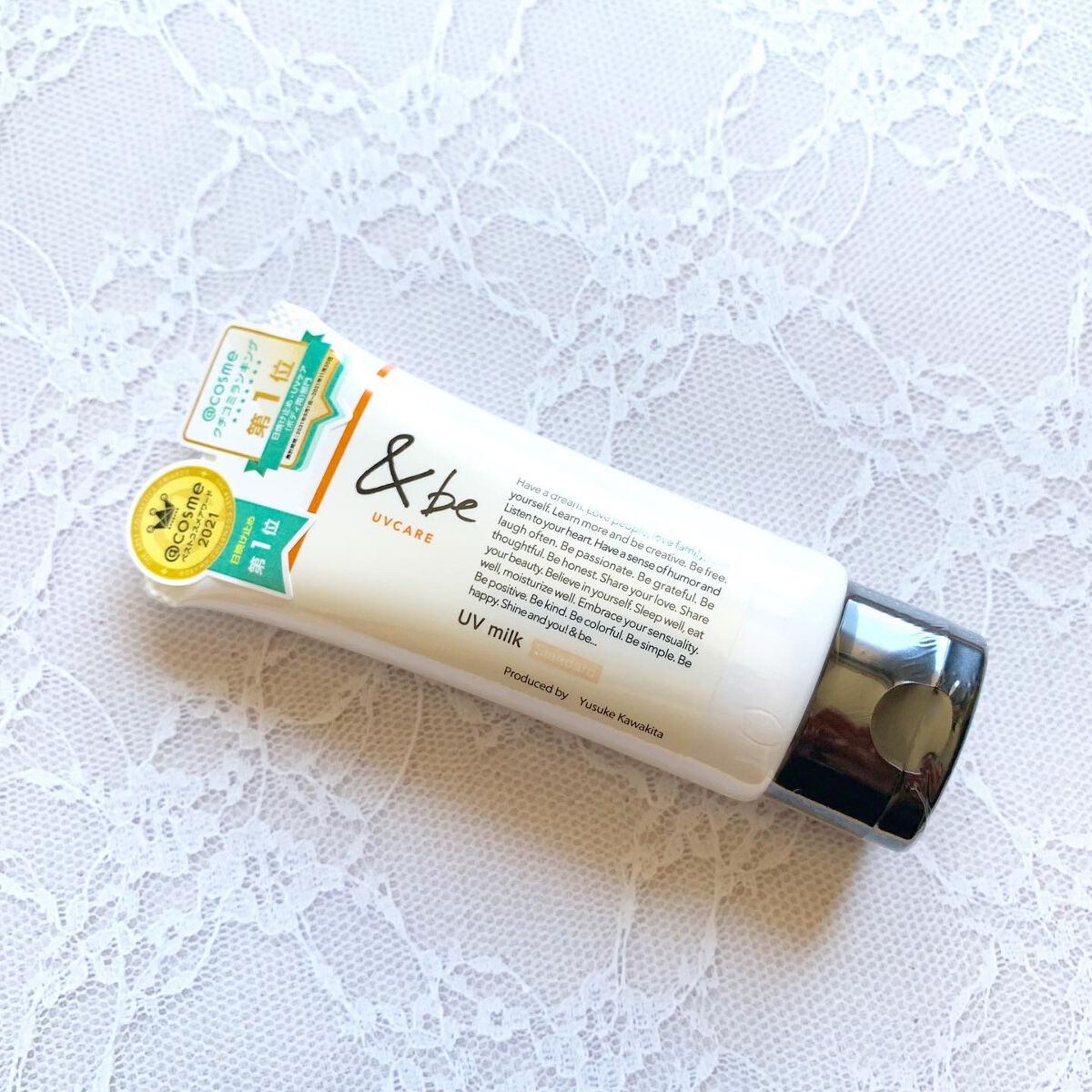 &be UVミルク スタンダード 30g/＆be/日焼け止めミルクを使ったクチコミ（1枚目）