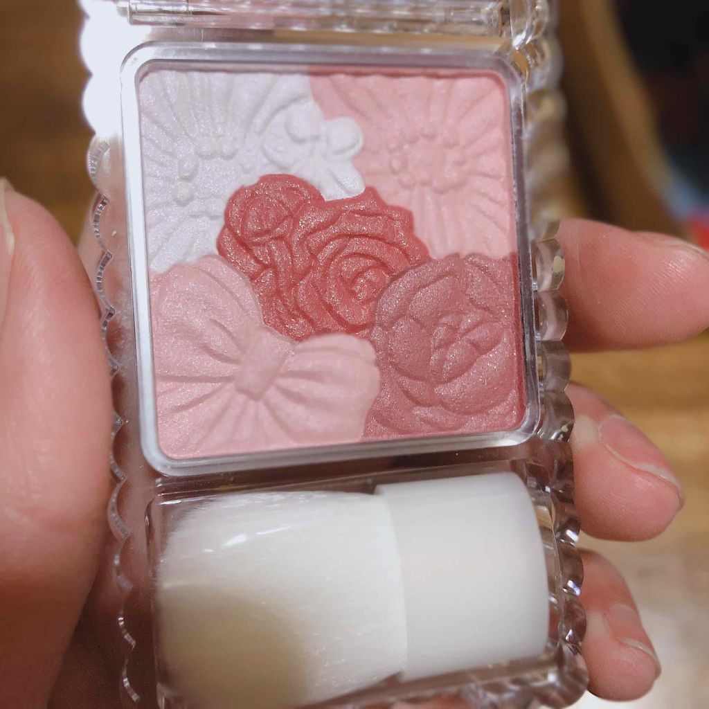 グロウフルールチークス/キャンメイク/パウダーチークを使ったクチコミ(2枚目)