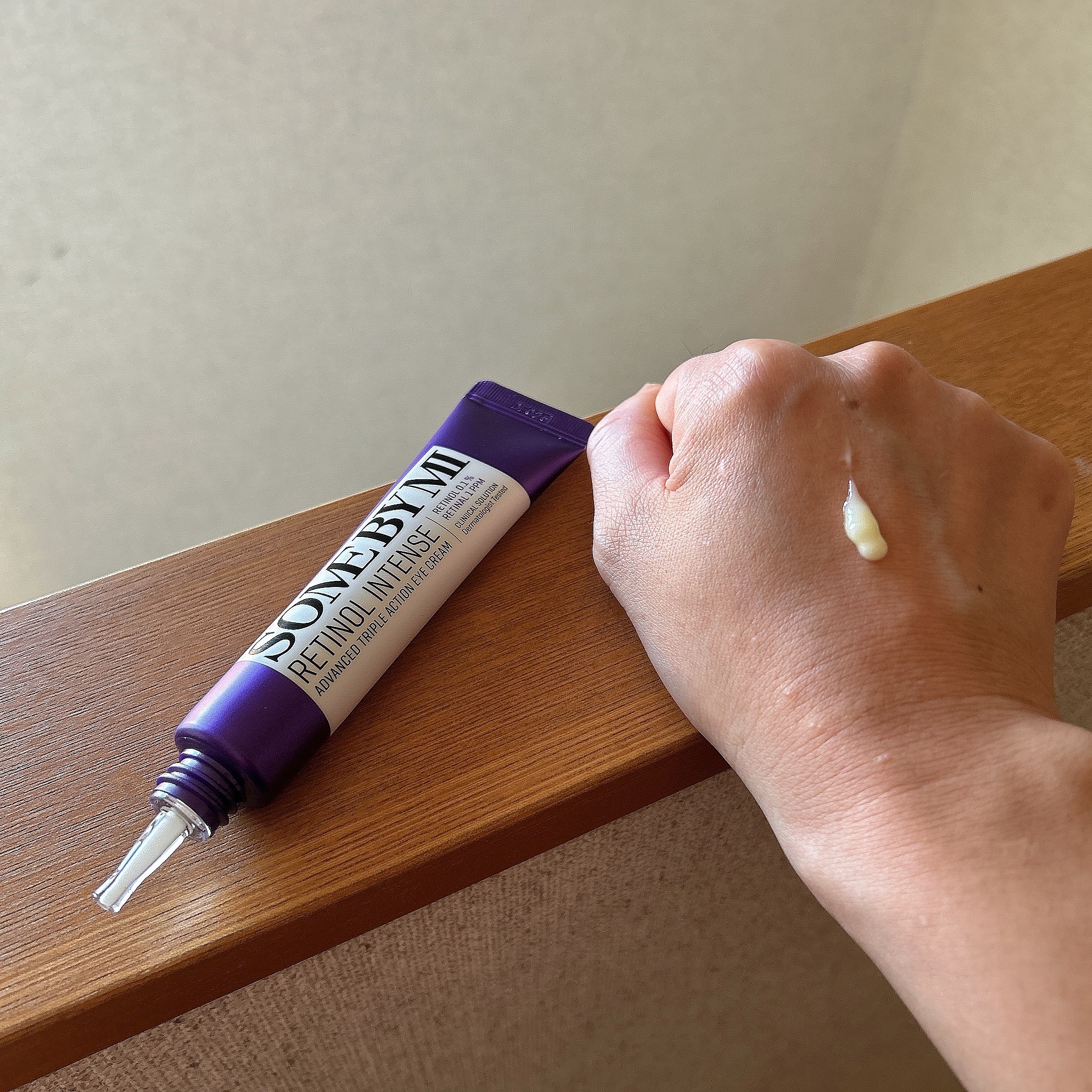 レチノールインテンシブ アドバンスドトリプルアクションアイクリーム/SOME BY MI/アイケア・アイクリームを使ったクチコミ（2枚目）