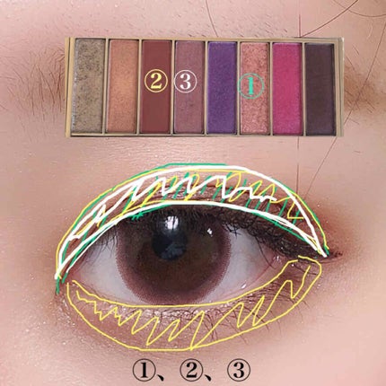 ファーストコレクションアイズ/VAVI MELLO/アイシャドウパレットを使ったクチコミ(2枚目)