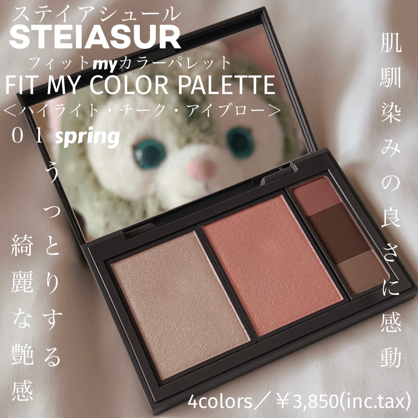 フィット my カラーパレット/STEIASUR(ステイアシュール)/マルチパレットを使ったクチコミ(1枚目)