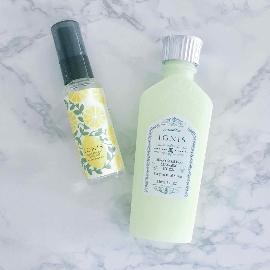 サニーサワー クレンジング ローション N/IGNIS/クレンジングウォーターを使ったクチコミ（1枚目）