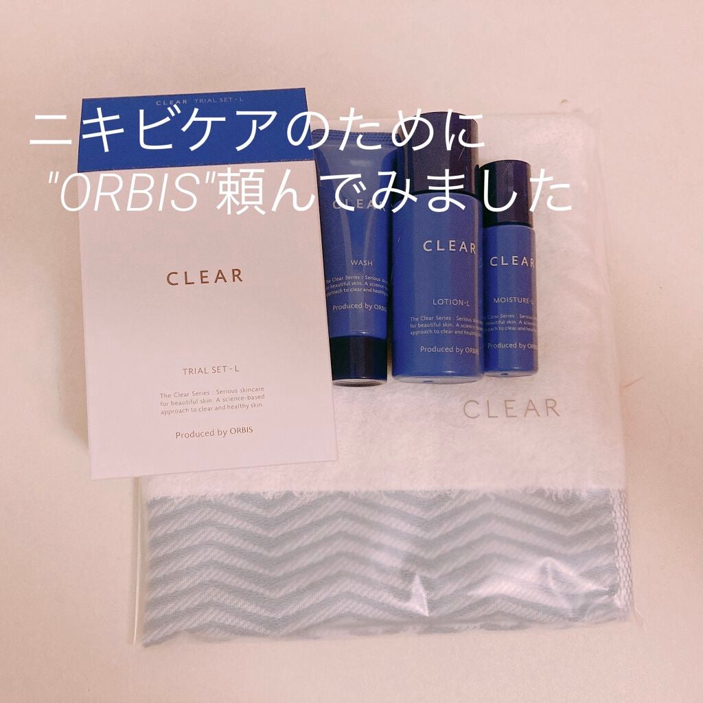 クリアトライアルセット M(しっとりタイプ)/オルビス/トライアルキットを使ったクチコミ(1枚目)