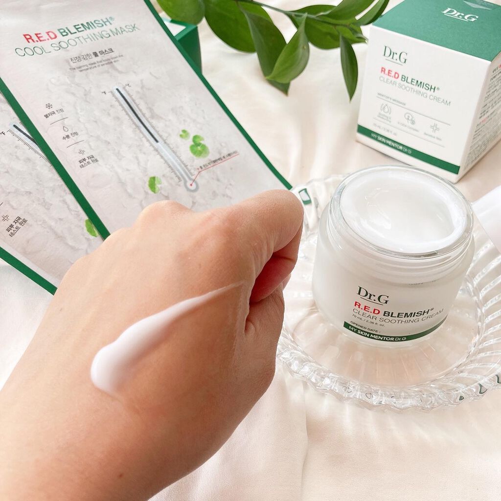 レッドB・Cスムージングクリーム/Dr.G/フェイスクリームを使ったクチコミ（3枚目）