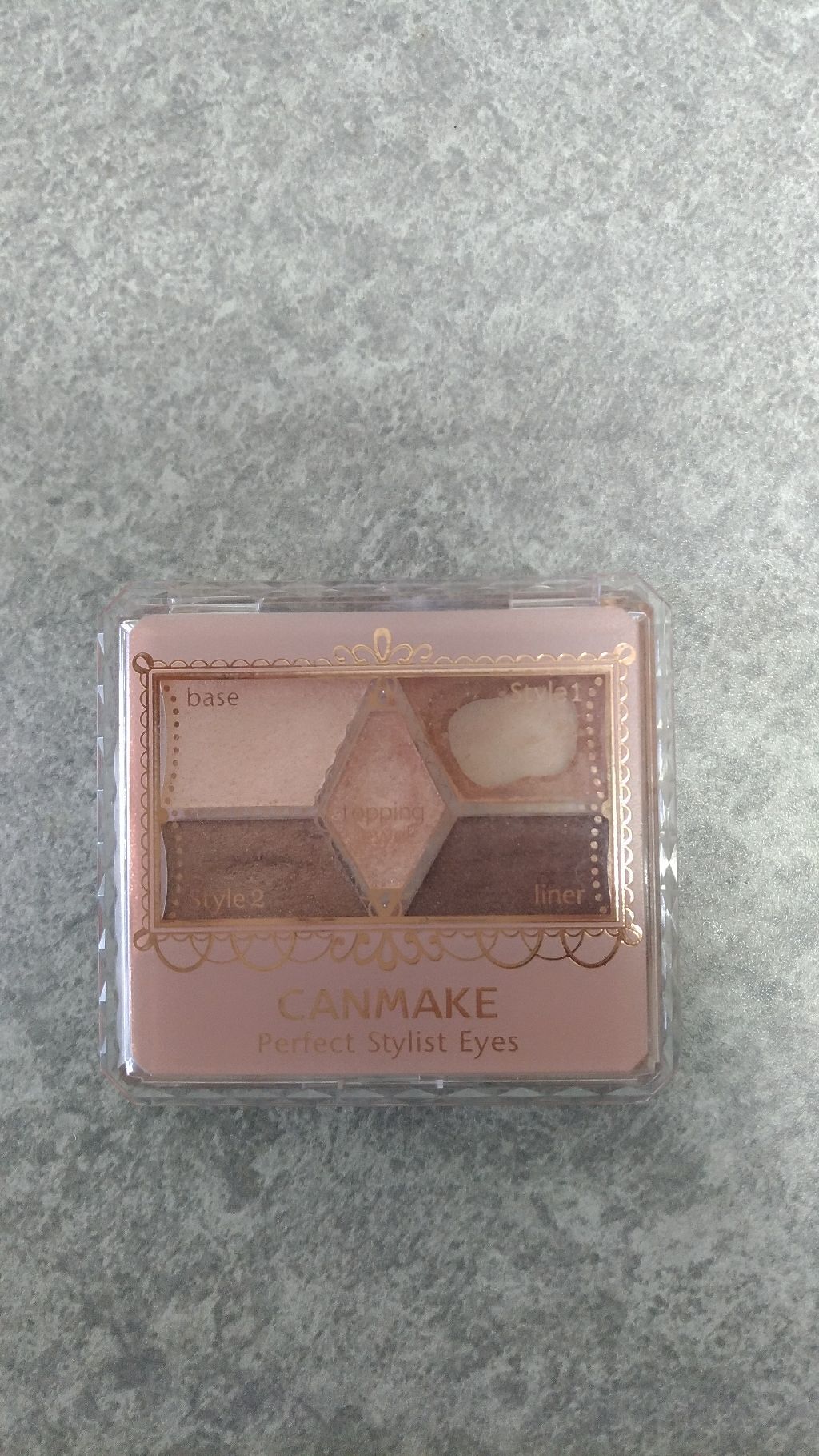 【旧品】パーフェクトスタイリストアイズ/キャンメイク/アイシャドウパレットを使ったクチコミ（1枚目）