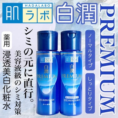 白潤プレミアム薬用浸透美白化粧水/肌ラボ/化粧水を使ったクチコミ（1枚目）