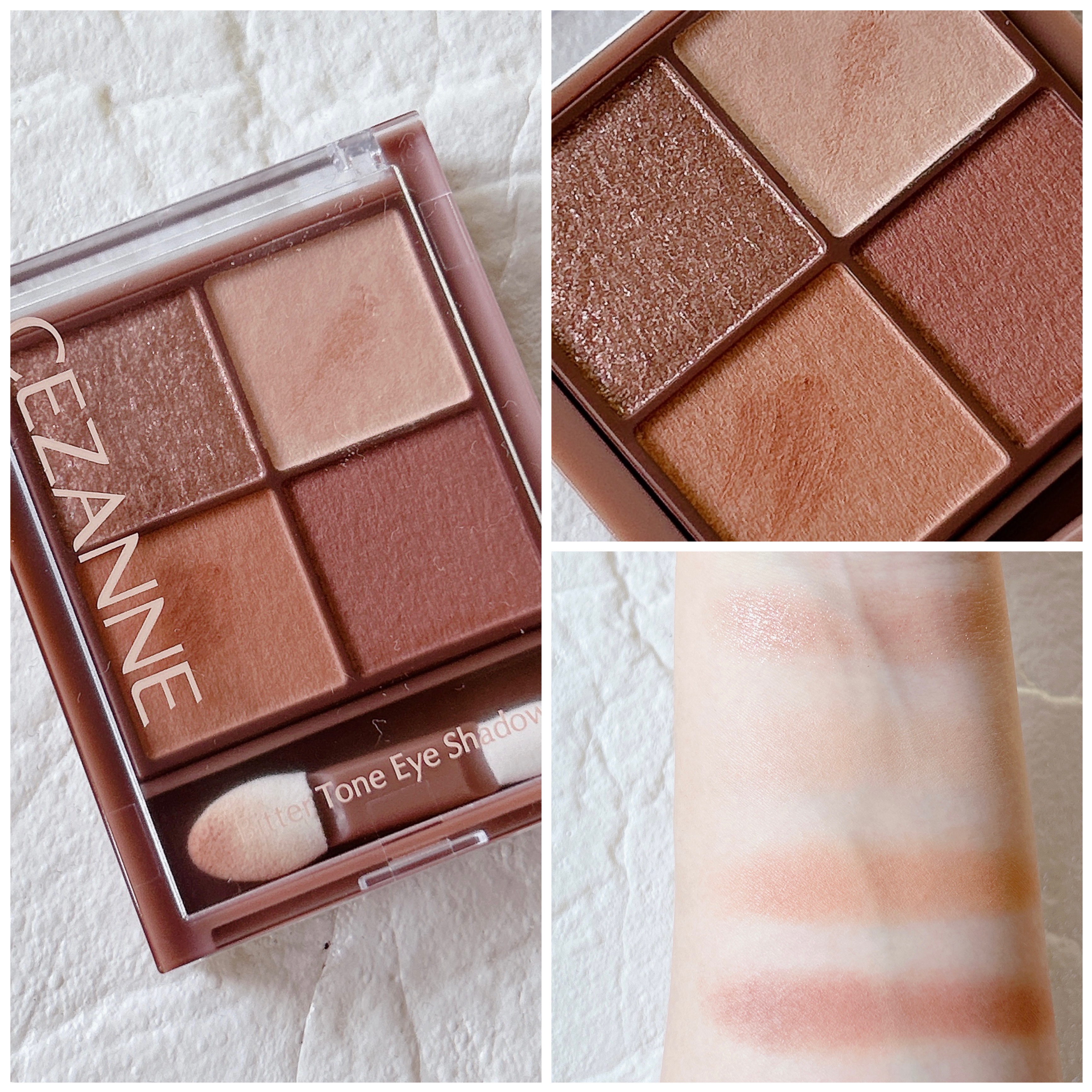 ビタートーンアイシャドウ/CEZANNE/パウダーアイシャドウを使ったクチコミ（2枚目）