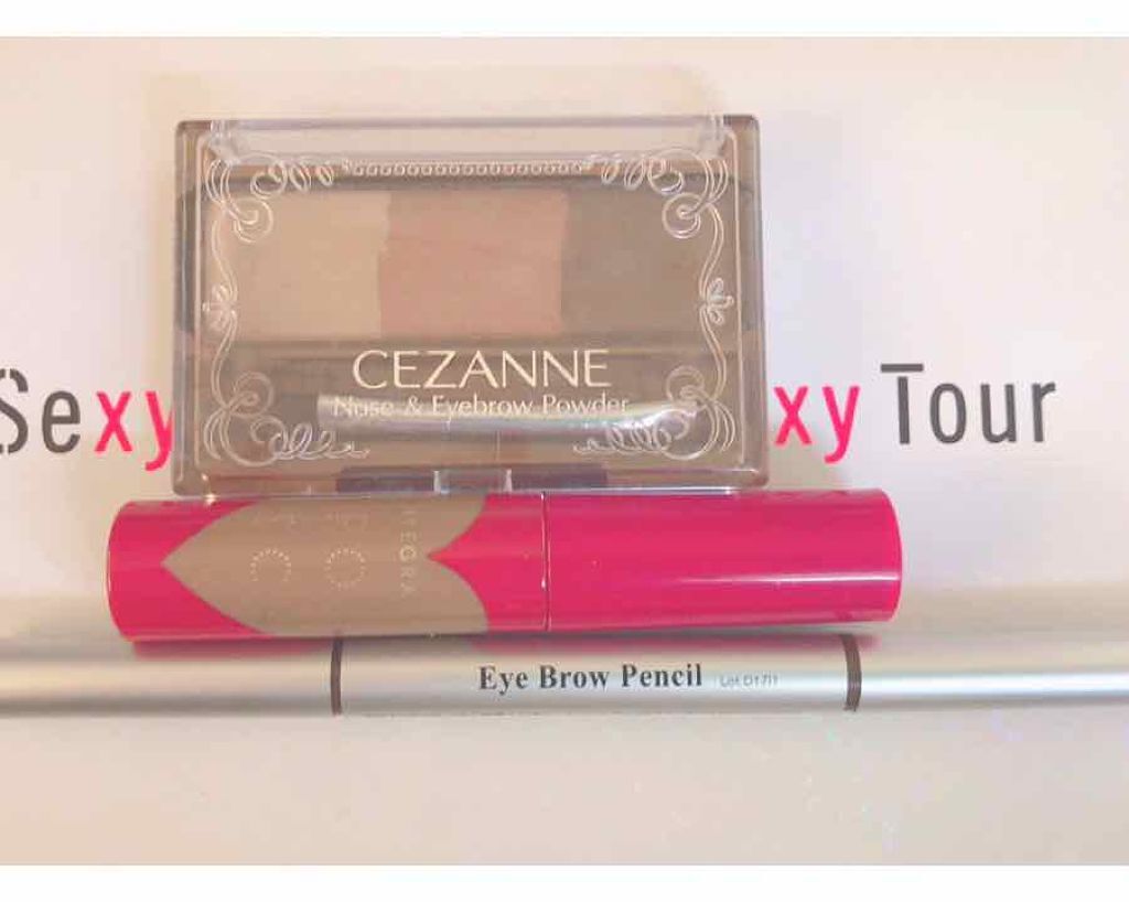 ノーズ&アイブロウパウダー/CEZANNE/パウダーアイブロウを使ったクチコミ(1枚目)