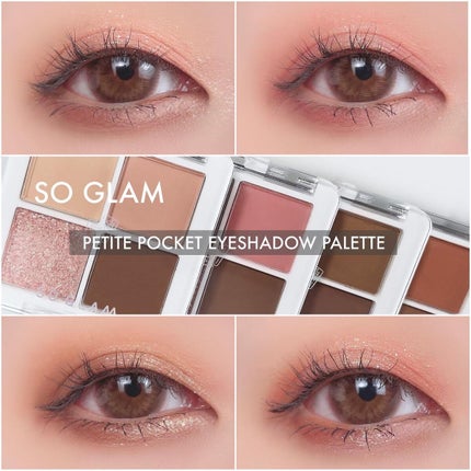 プチポケットアイシャドウパレット/SO GLAM/アイシャドウパレットを使ったクチコミ(1枚目)