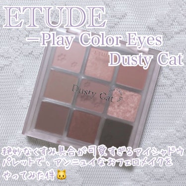 プレイカラーアイズ ダスティキャット/ETUDE/アイシャドウパレットを使ったクチコミ（1枚目）