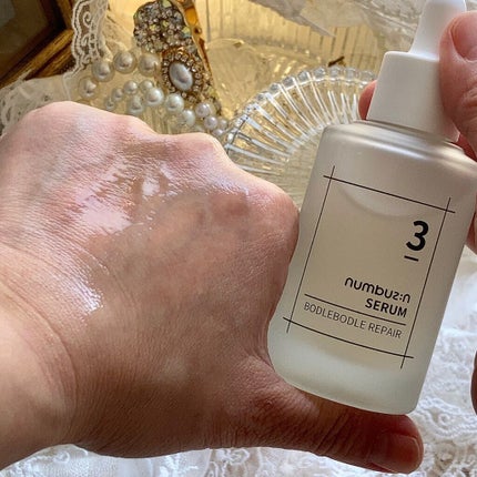 3番 すべすべキメケアセラム/numbuzin/美容液を使ったクチコミ(7枚目)
