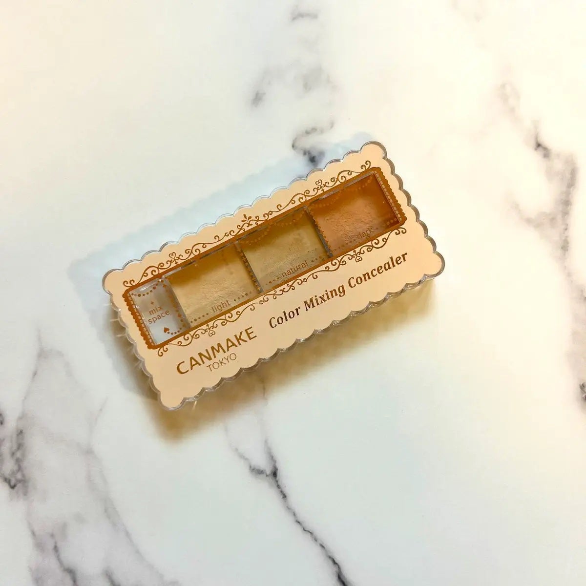 カラーミキシングコンシーラー/キャンメイク/パレットコンシーラーを使ったクチコミ(1枚目)