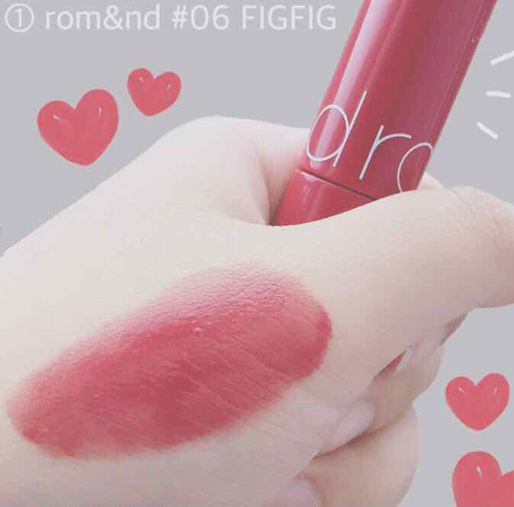 ジューシーラスティングティント/rom&nd/リップティントを使ったクチコミ(2枚目)